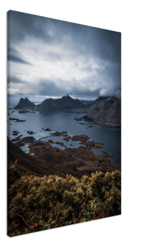 Lofoten Islands - View from Stamsundheia, Northern Norway - Norway wall art print