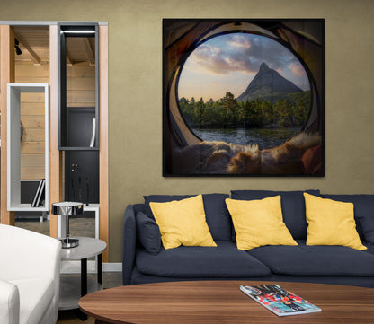 Morning in Innerdalen - Sunrise, Norway's Finest Mountain Valley - fine art photo print