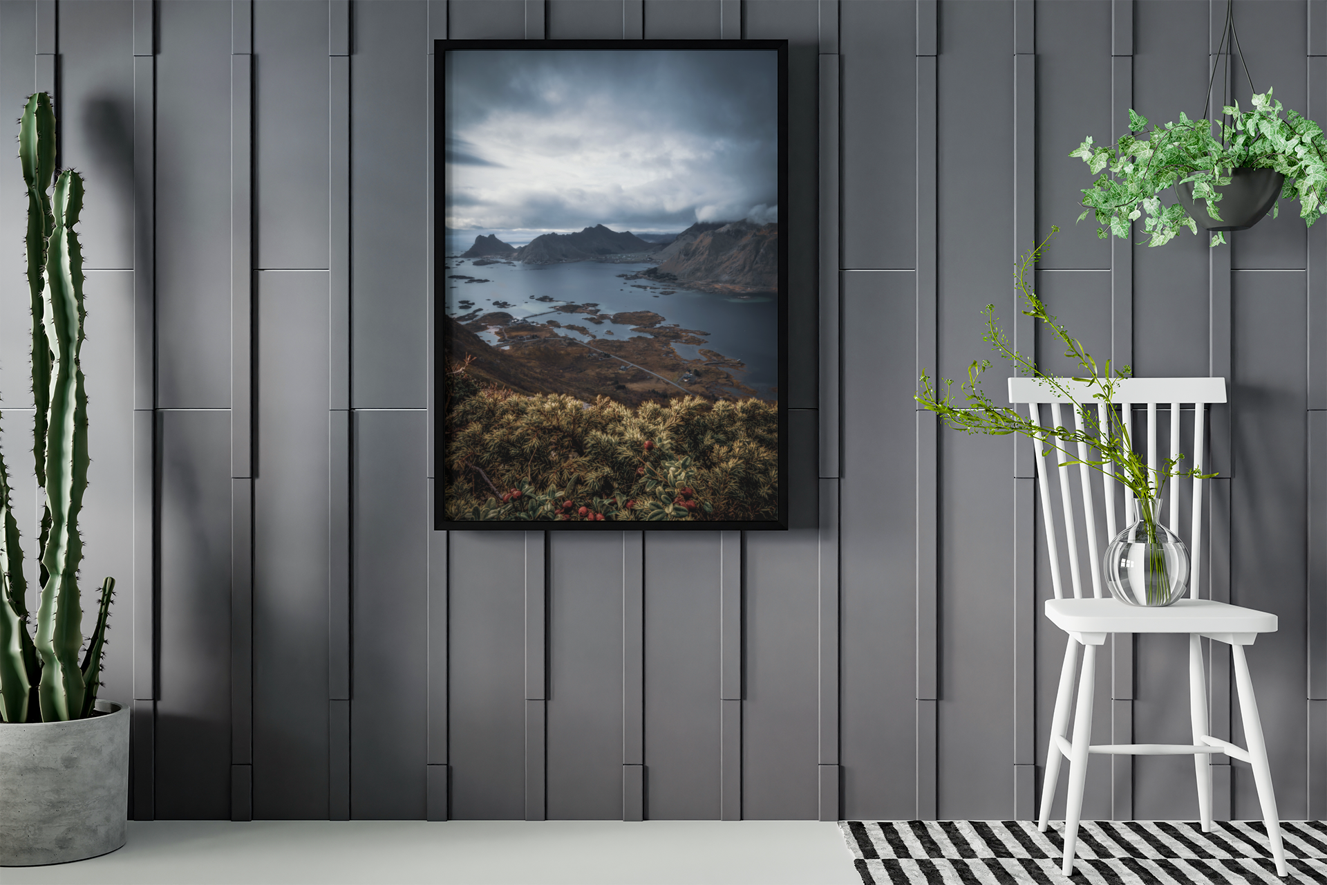 Lofoten Islands - View from Stamsundheia, Northern Norway - fine art photo print