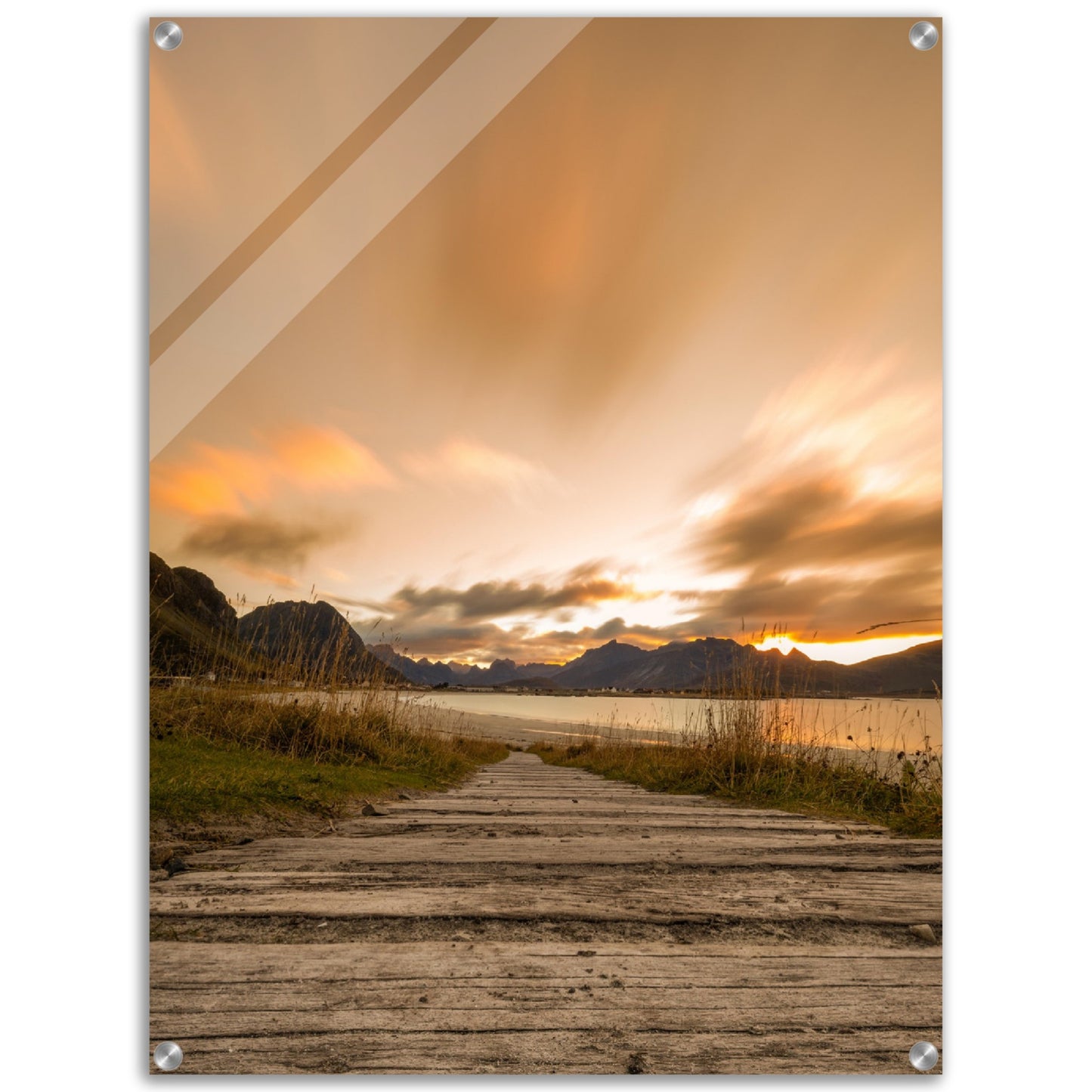 Ramberg Beach Sunset - Lofoten, Northern Norway - Norwegian landscape photography