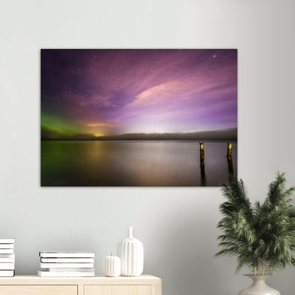 Northern Lights Over the Sea - Orkanger, Trøndelag - Norwegian landscape photography