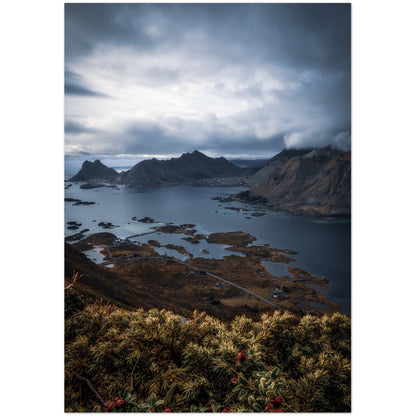 Lofoten Islands - View from Stamsundheia, Northern Norway - fine art photo print