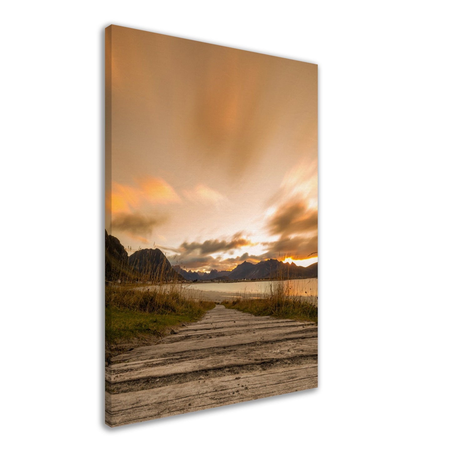 Ramberg Beach Sunset - Lofoten, Northern Norway - Norwegian landscape photography