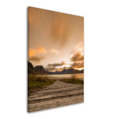 Ramberg Beach Sunset - Lofoten, Northern Norway - Norwegian landscape photography