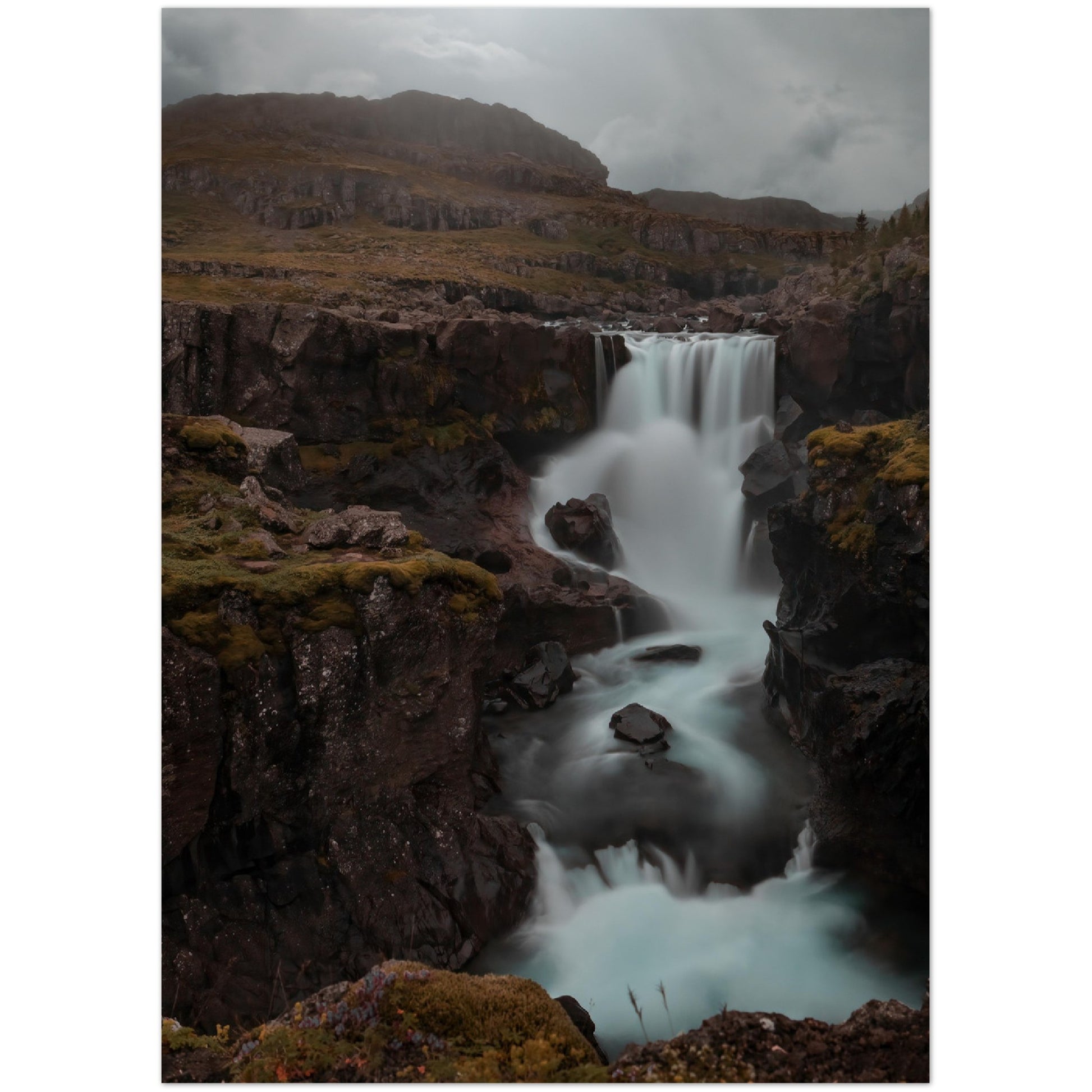 Iceland Waterfall - Sveinstekksfoss, Djupivogur - fine art photo print