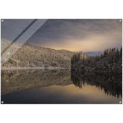 Silent Night - Nidelva River, Trondheim in Winter - Norwegian landscape photography