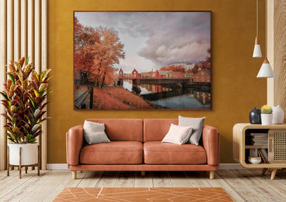 Trondheim in Autumn - City in Fall Colors - Norwegian landscape photography